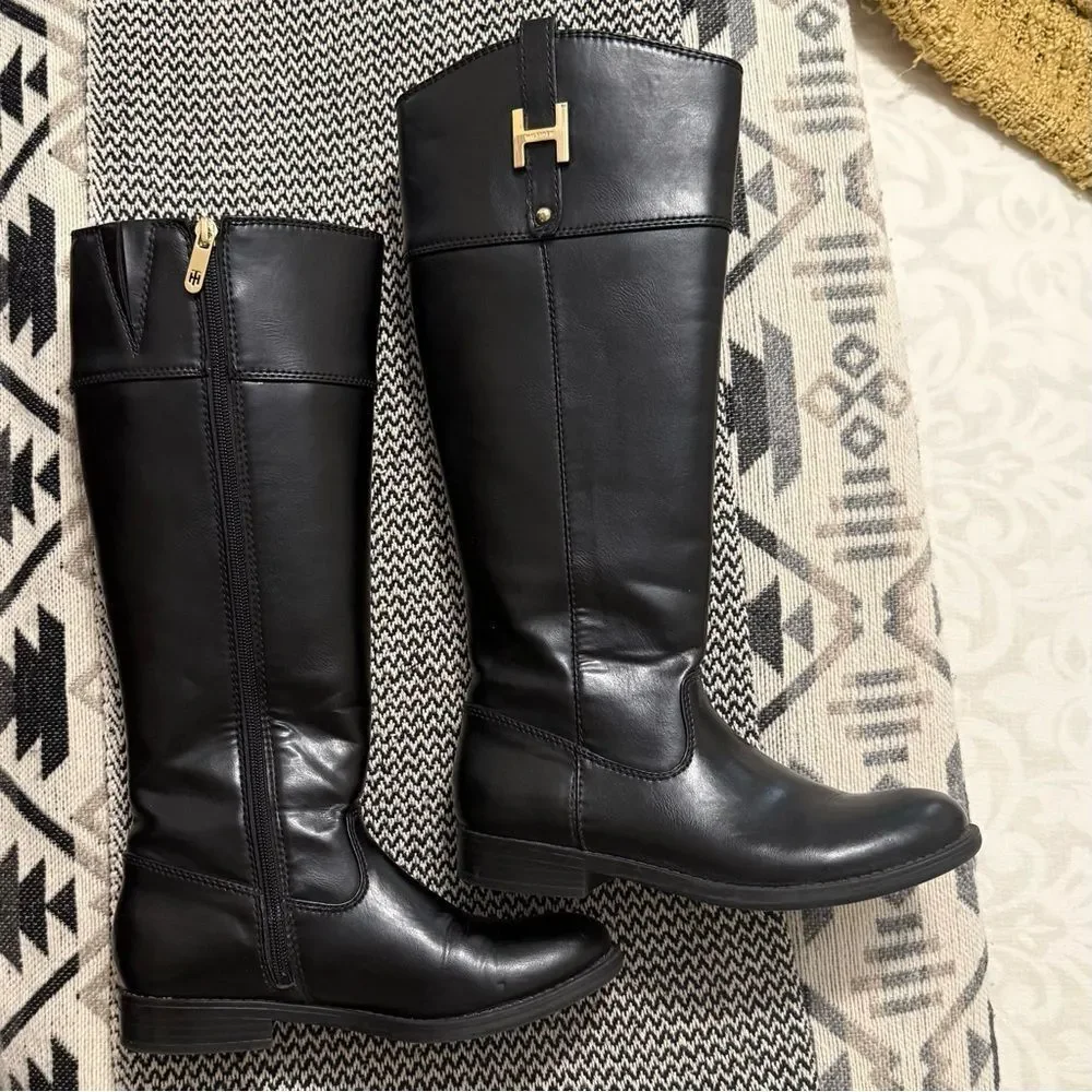 Tommy Hilfiger Shyenne Riding Boots - Picture 5 of 9